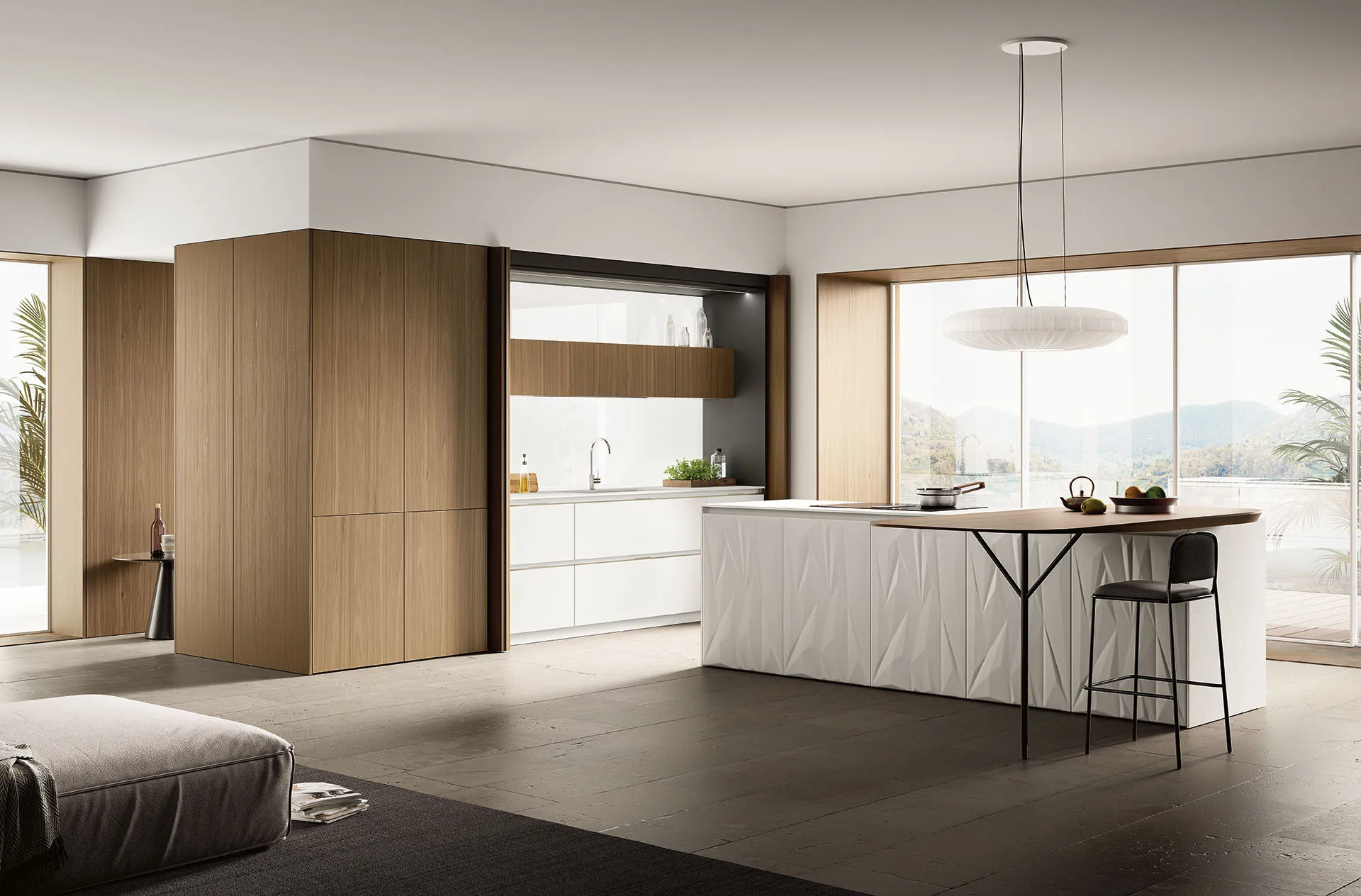 КУХНЯ FEBAL CASA, мод. ORIGINA PROFILE ALUMINUM
