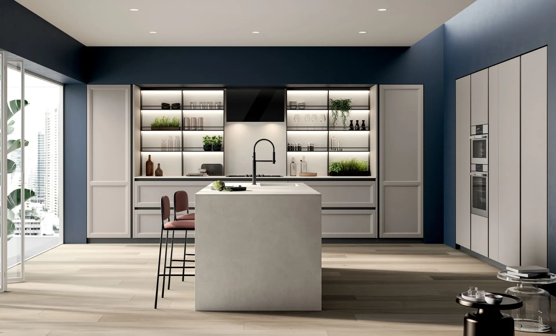 КУХНЯ FEBAL CASA, мод. ORIGINA WOOD FRAME DOOR