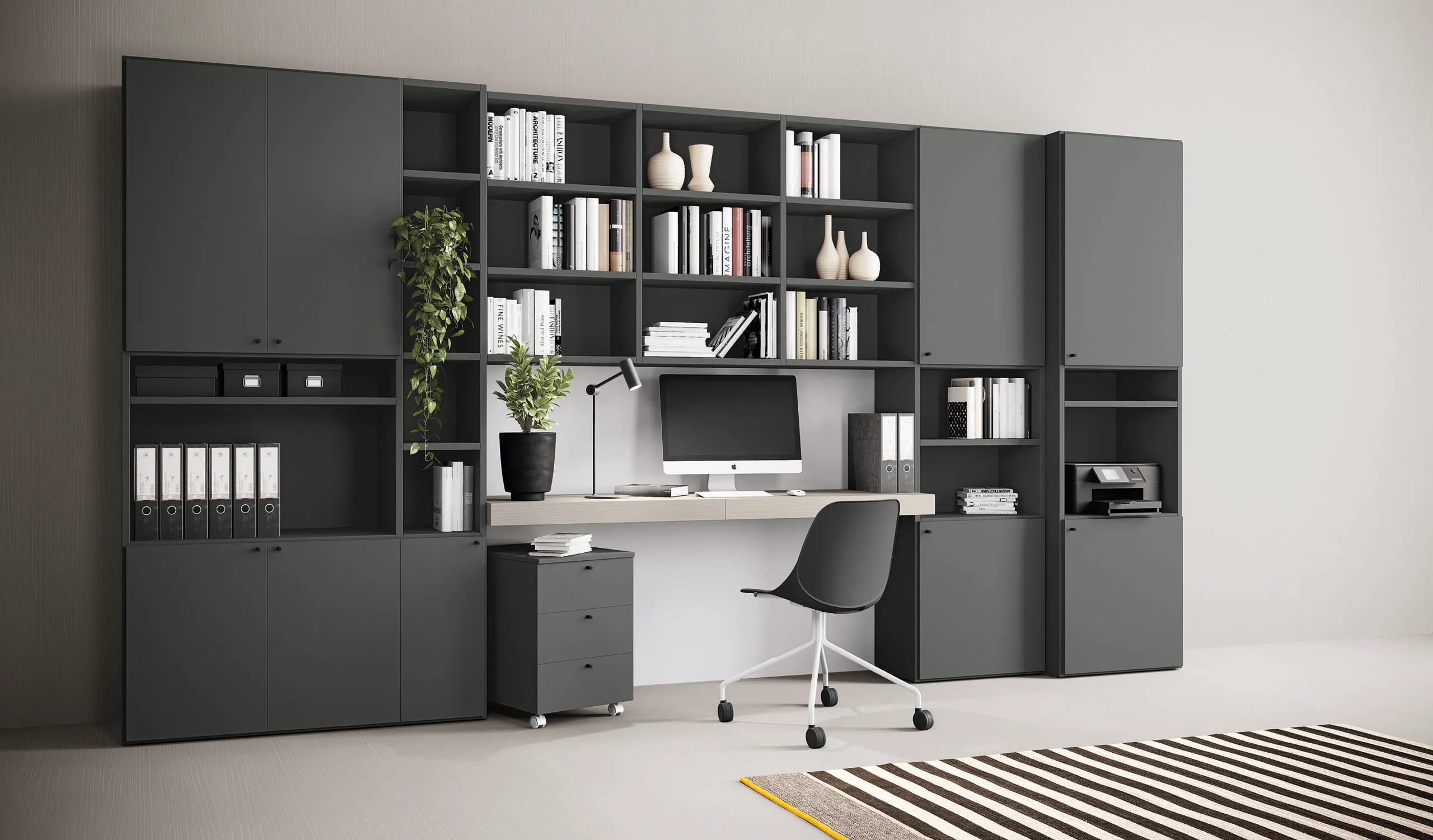 ДНЕВНА COLOMBINI CASA, мод. GOLF WALL-MOUNTED BOOKCASES