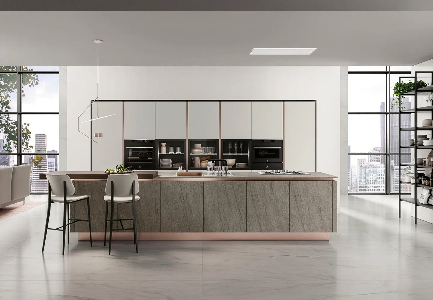 КУХНЯ COLOMBINI CASA, мод. LUNGOMARE 1
