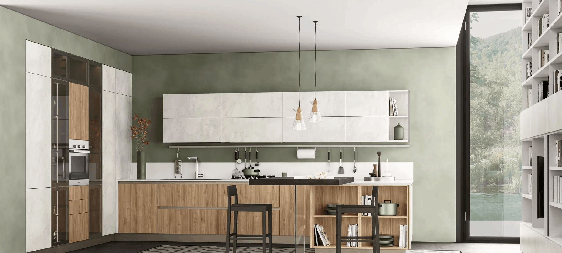КУХНЯ COLOMBINI CASA, мод. LUNGOMARE 7
