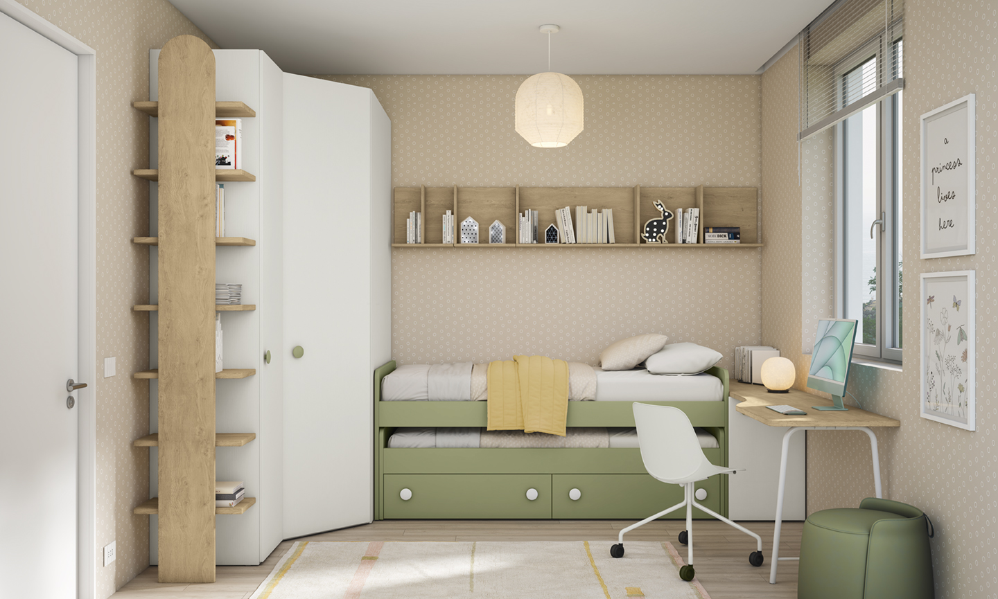ДЕТСКА СТАЯ COLOMBINI CASA, мод. VOLO C004