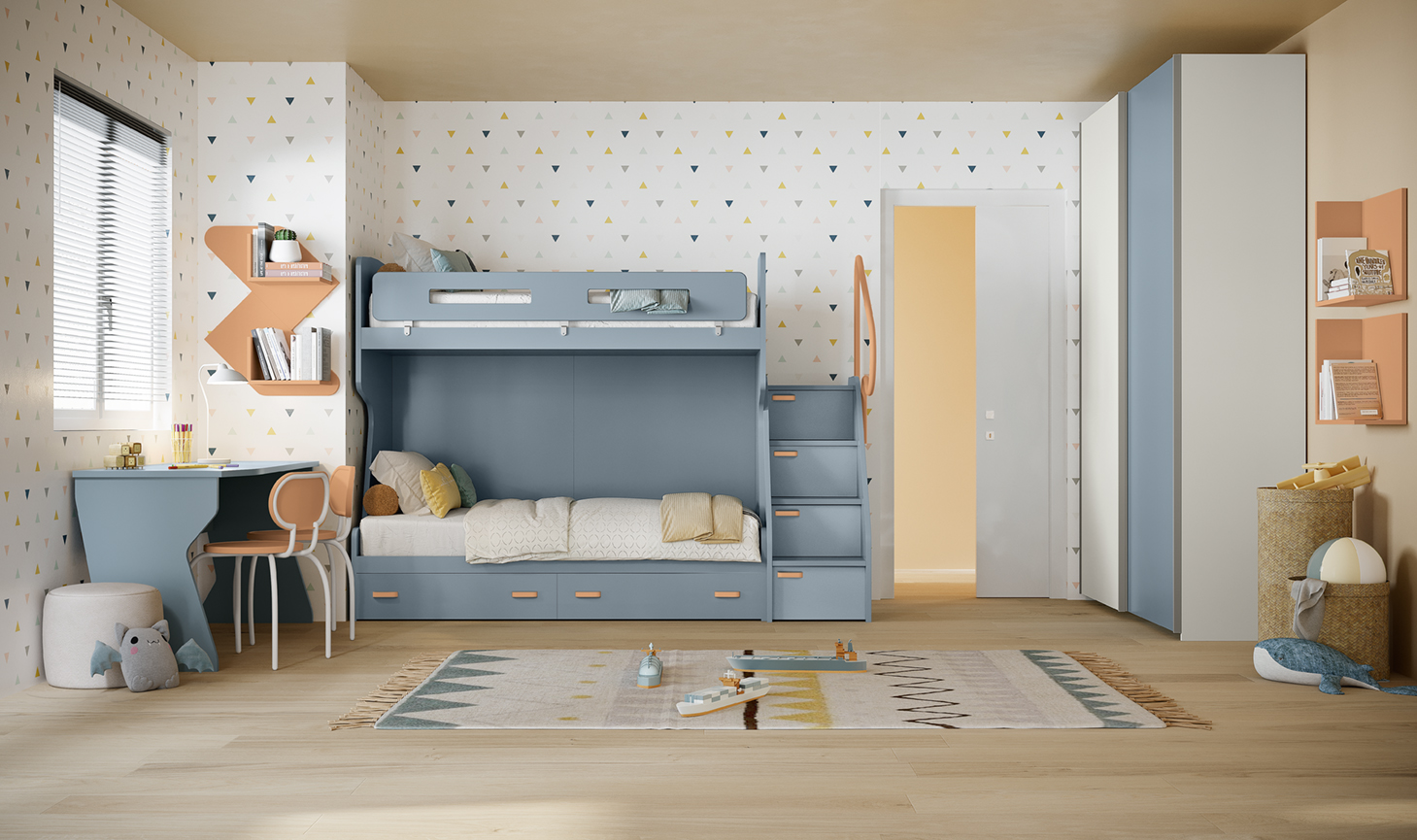 ДЕТСКА СТАЯ COLOMBINI CASA, мод. VOLO C034