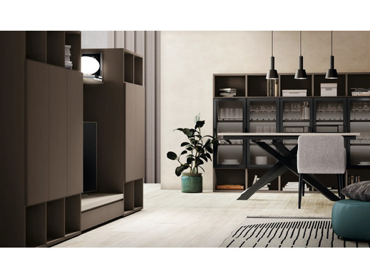 ДНЕВНА COLOMBINI CASA, мод. GOLF MODERN BOOKCASES
